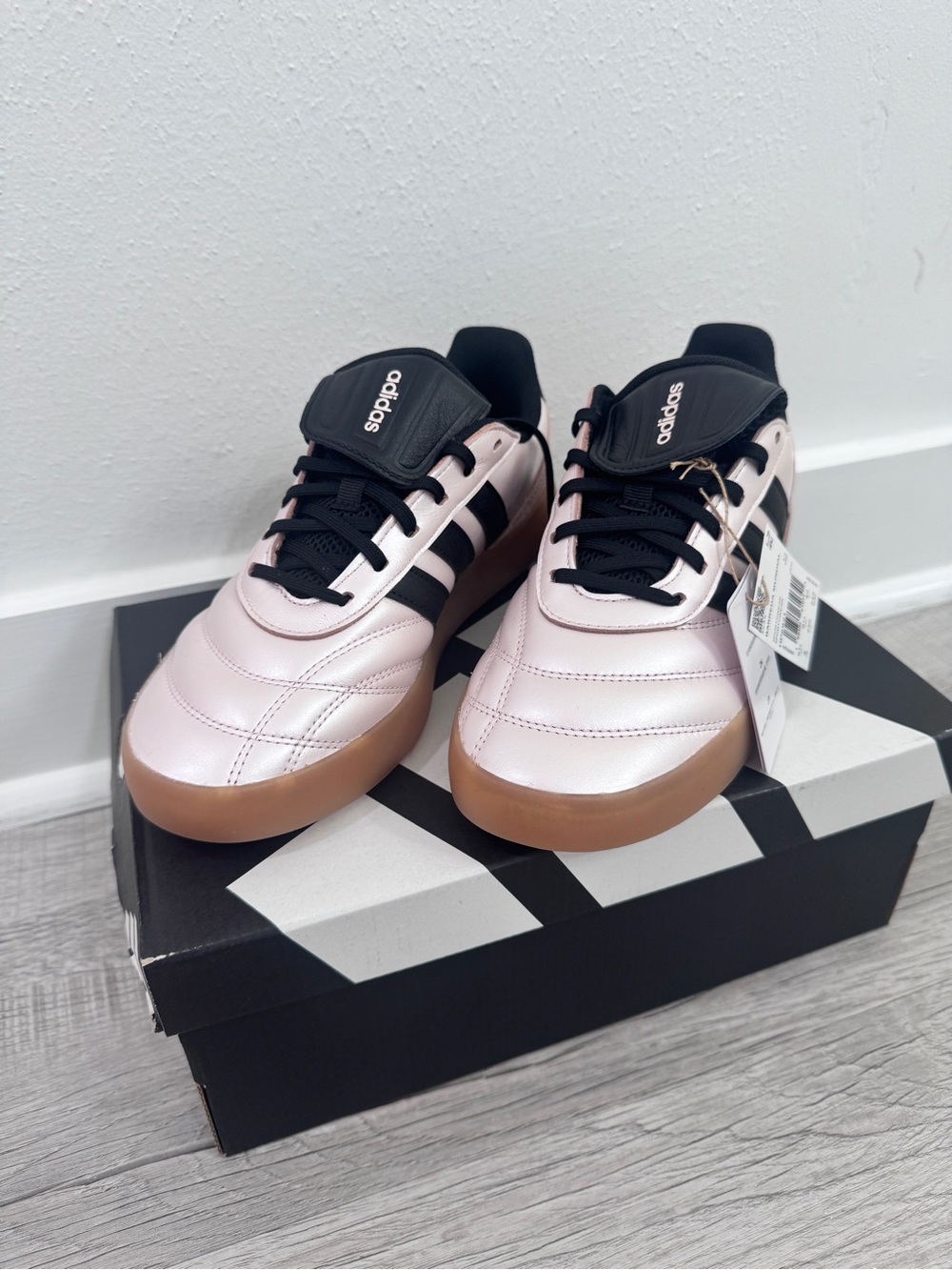 NIB adidas Barreda Mundial Pink Black Gum Sole Womens 8 - Samba Style⁠